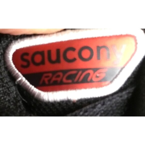 Saucony Racing Men's size 12.5 red black spitfire sprint spike running shoes - Picture 4 of 8